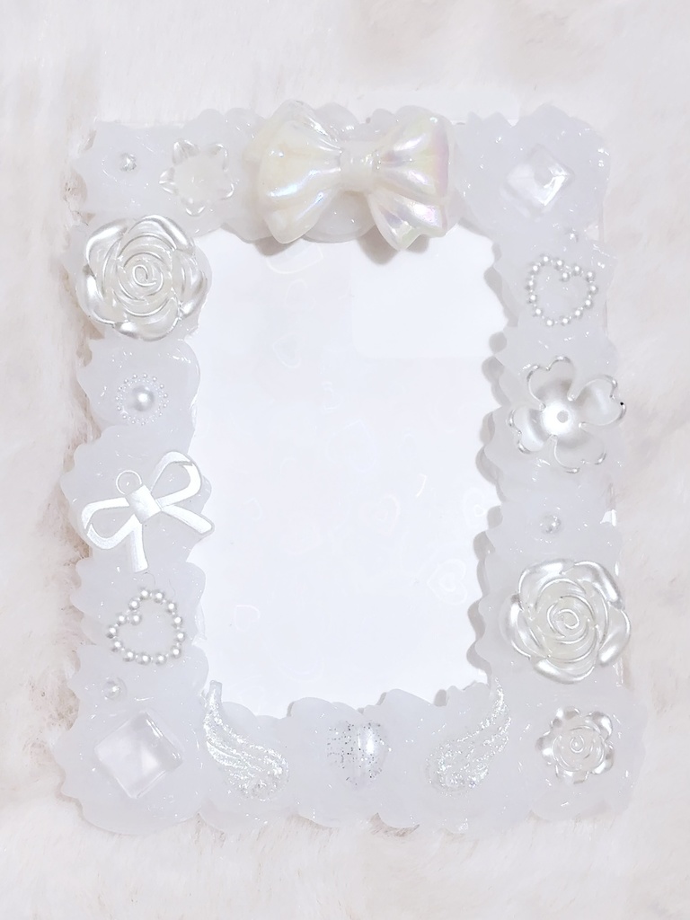 ♡ホイップデコ デコトレカケース♡ホワイト 推し活