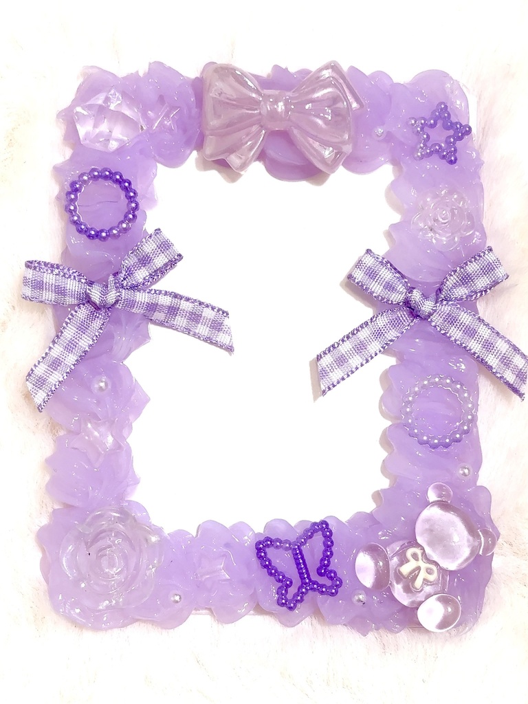 ♡ホイップデコ デコトレカケース♡パープル 推し活