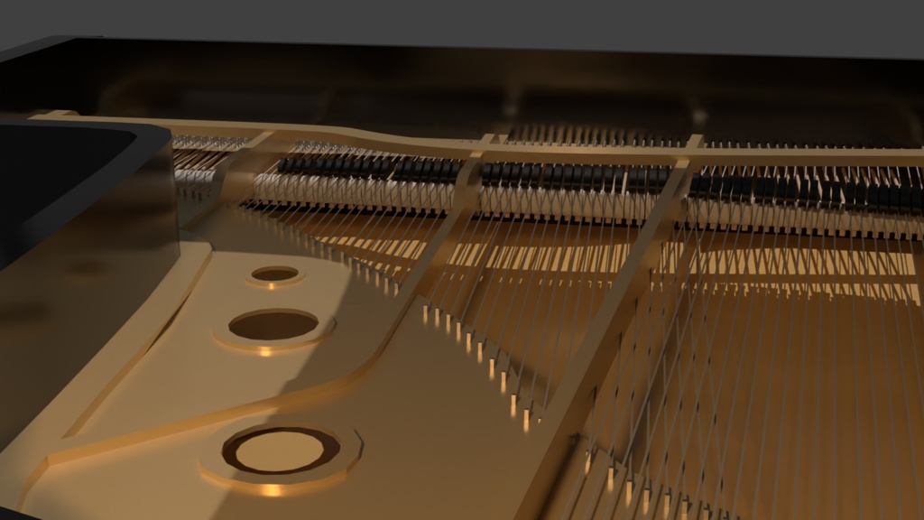 オリジナル3Dモデル 「グランドピアノ」