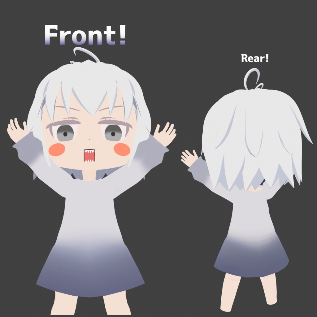 ばけちゃん3Dモデル