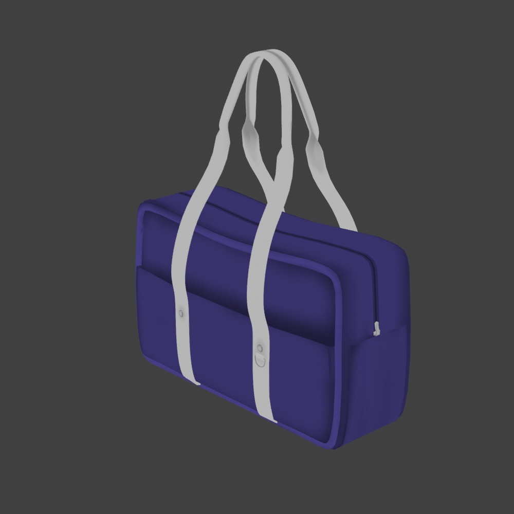 【3Dモデル】スクールバッグ