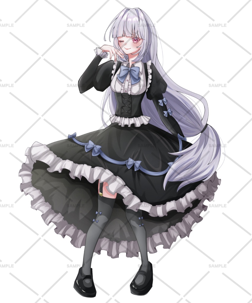 立ち絵素材【ゴスロリ】