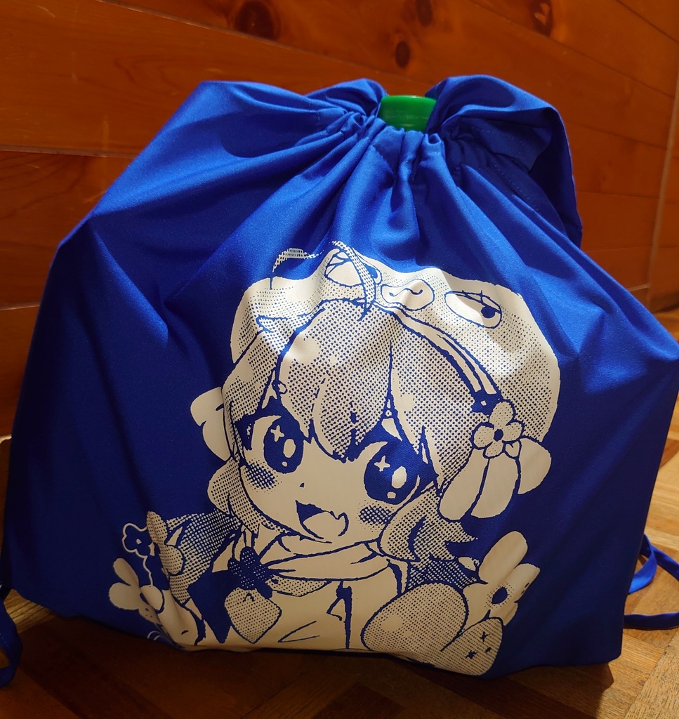 音街ウナ✿エコバック✿リュックにもなる折りたたみタイプ