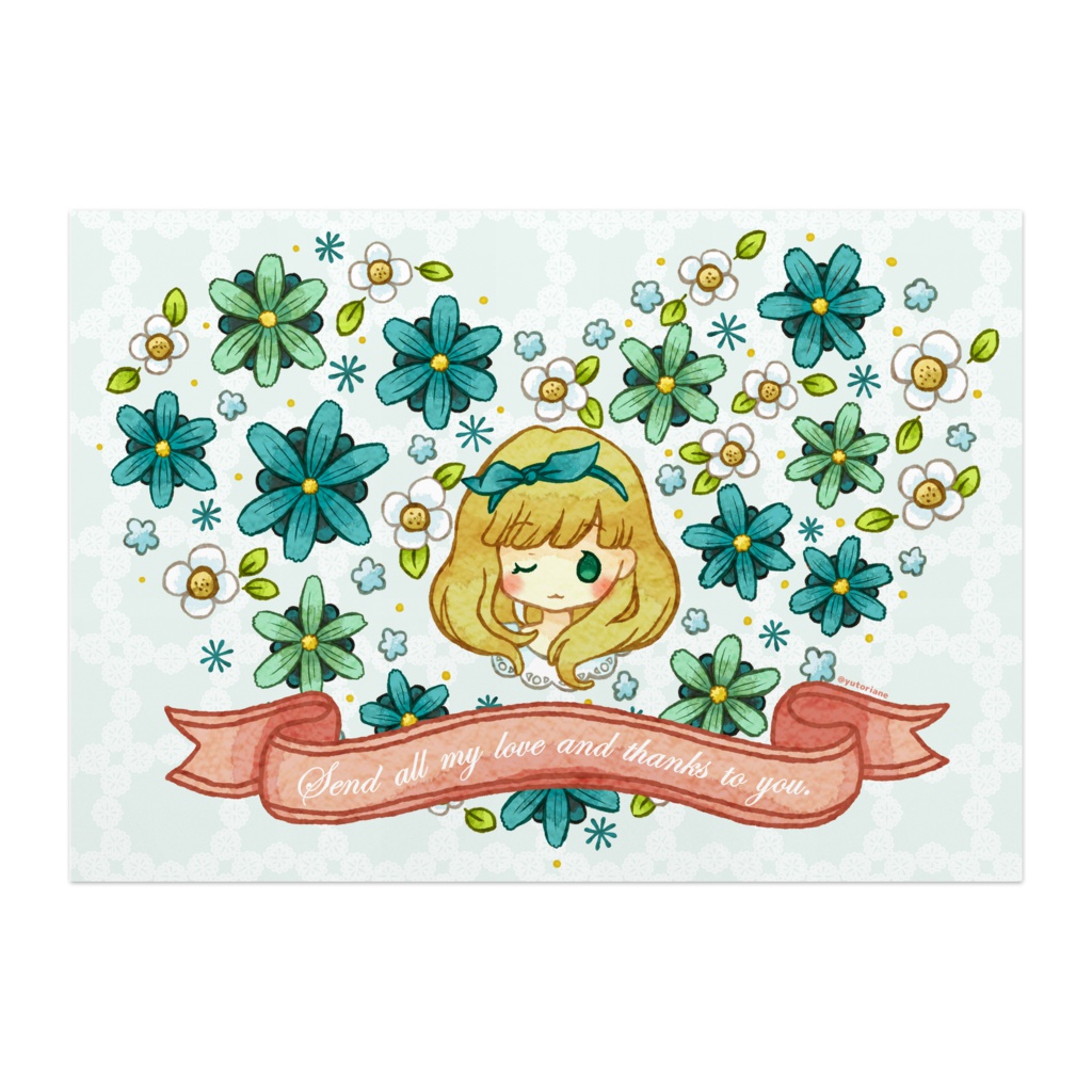 母の日に、愛と感謝を。パネル青