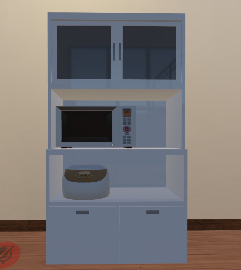 【VRC向け】キッチンセット Ver1.0