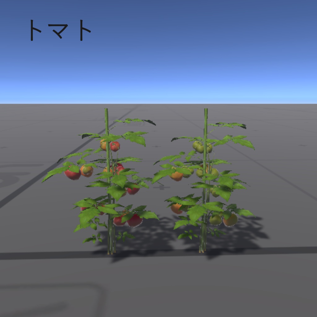 【3Dモデル】畑の野菜(夏)