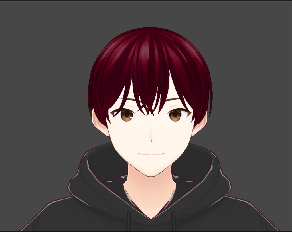 Vroid Hair Texture Anime 2D Style