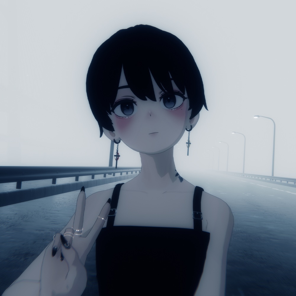 【VRChat想定】CrossEarring + α 【Phys Bone対応】