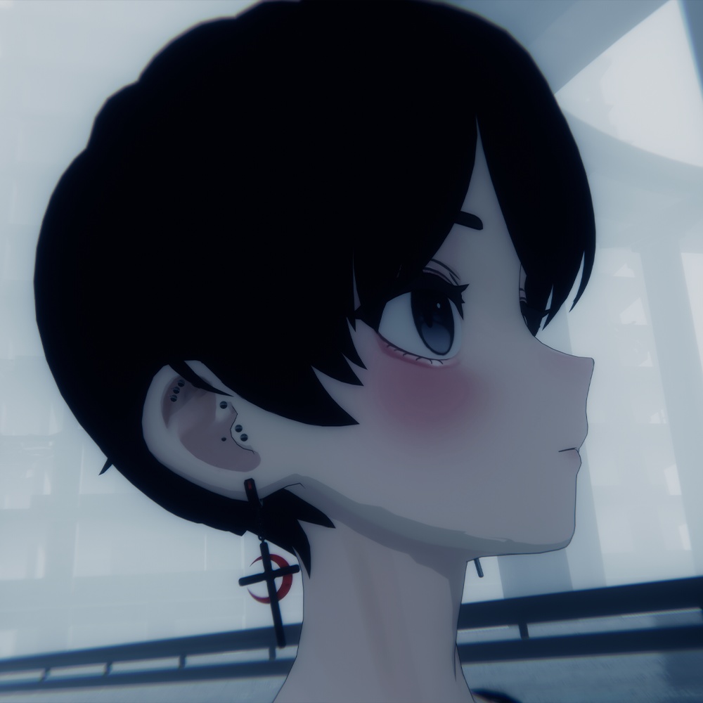 【VRChat想定】CrossEarring + α 【Phys Bone対応】