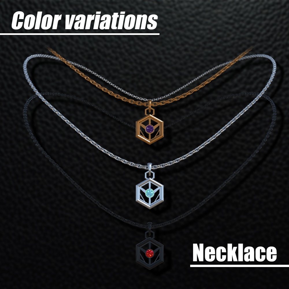 【VRChat想定】Simple Accessories set