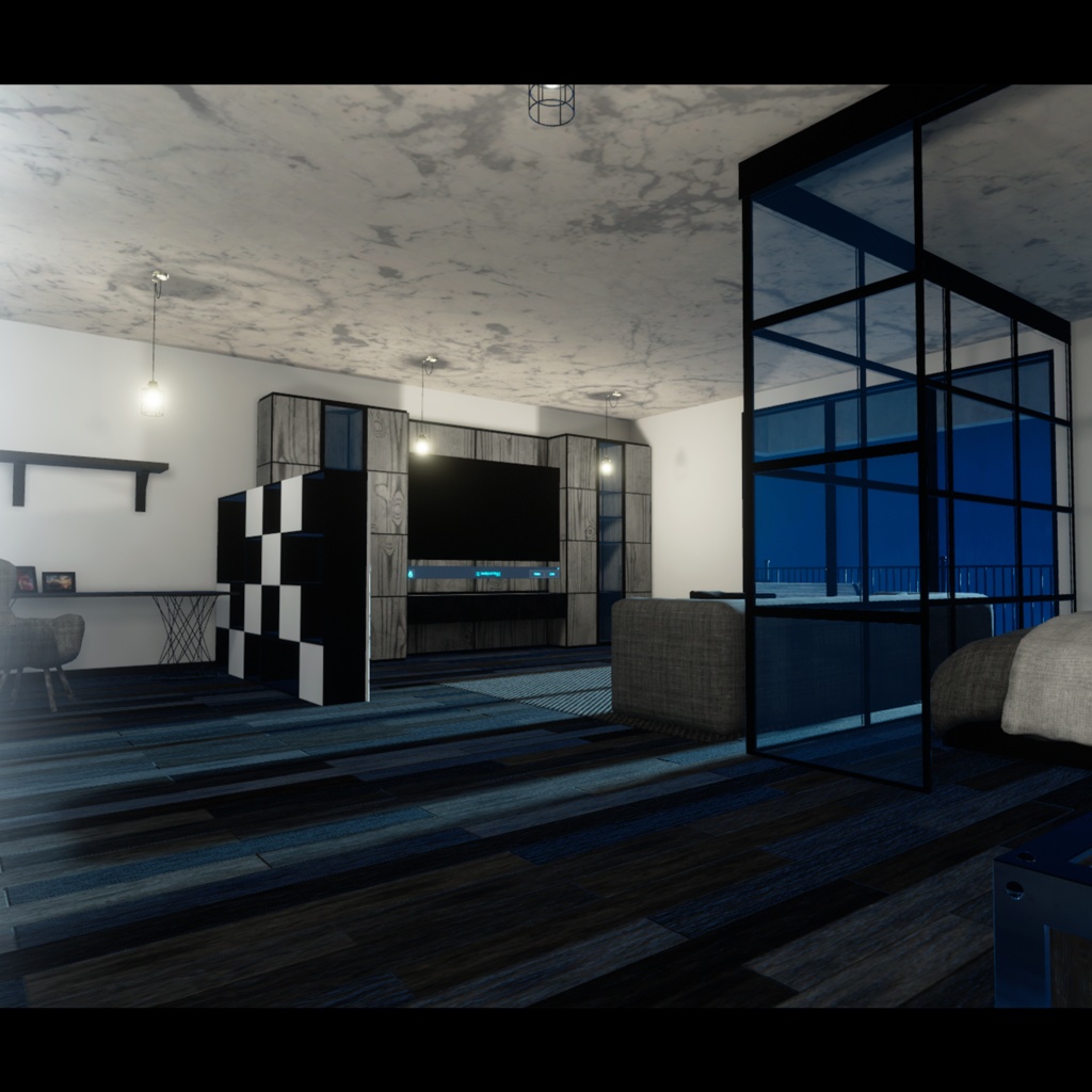 【すぐに使える!VRC想定ワールド】ArcRoom01