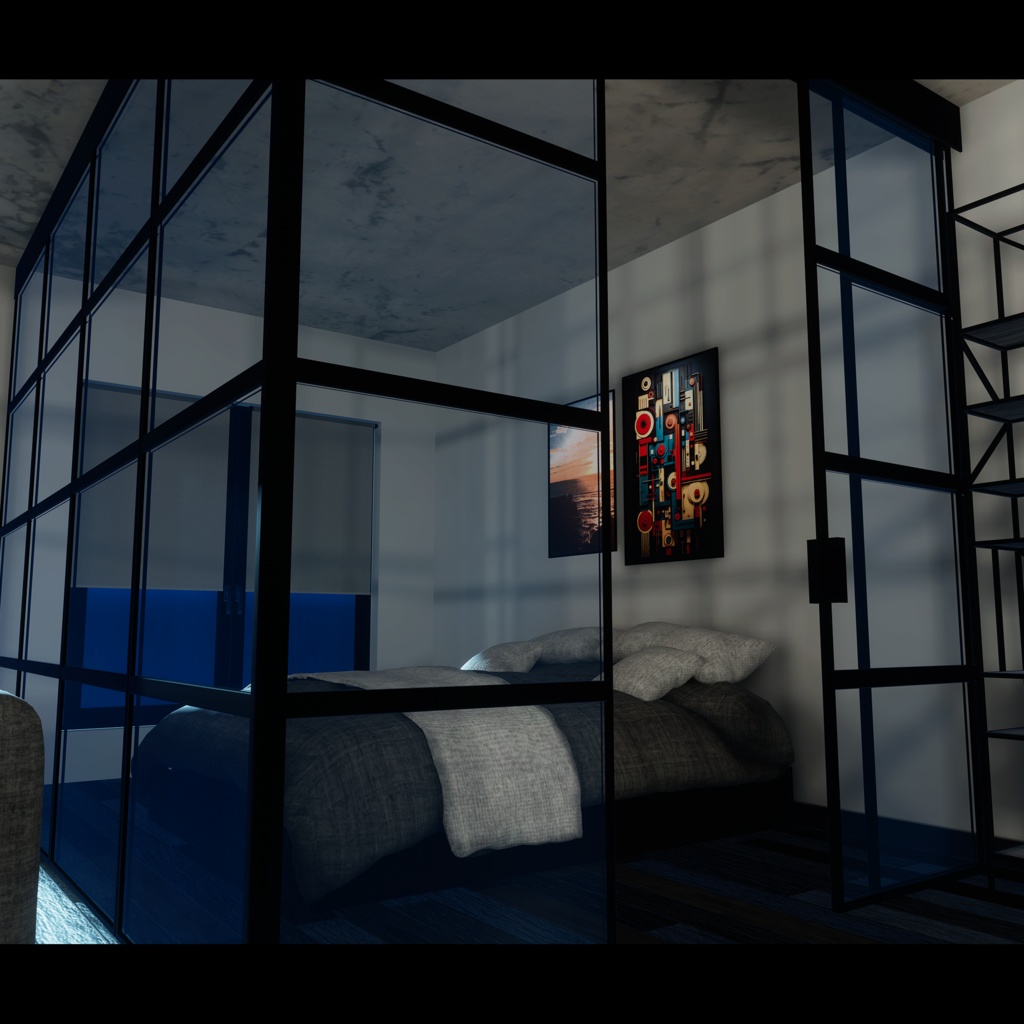 【すぐに使える!VRC想定ワールド】ArcRoom01