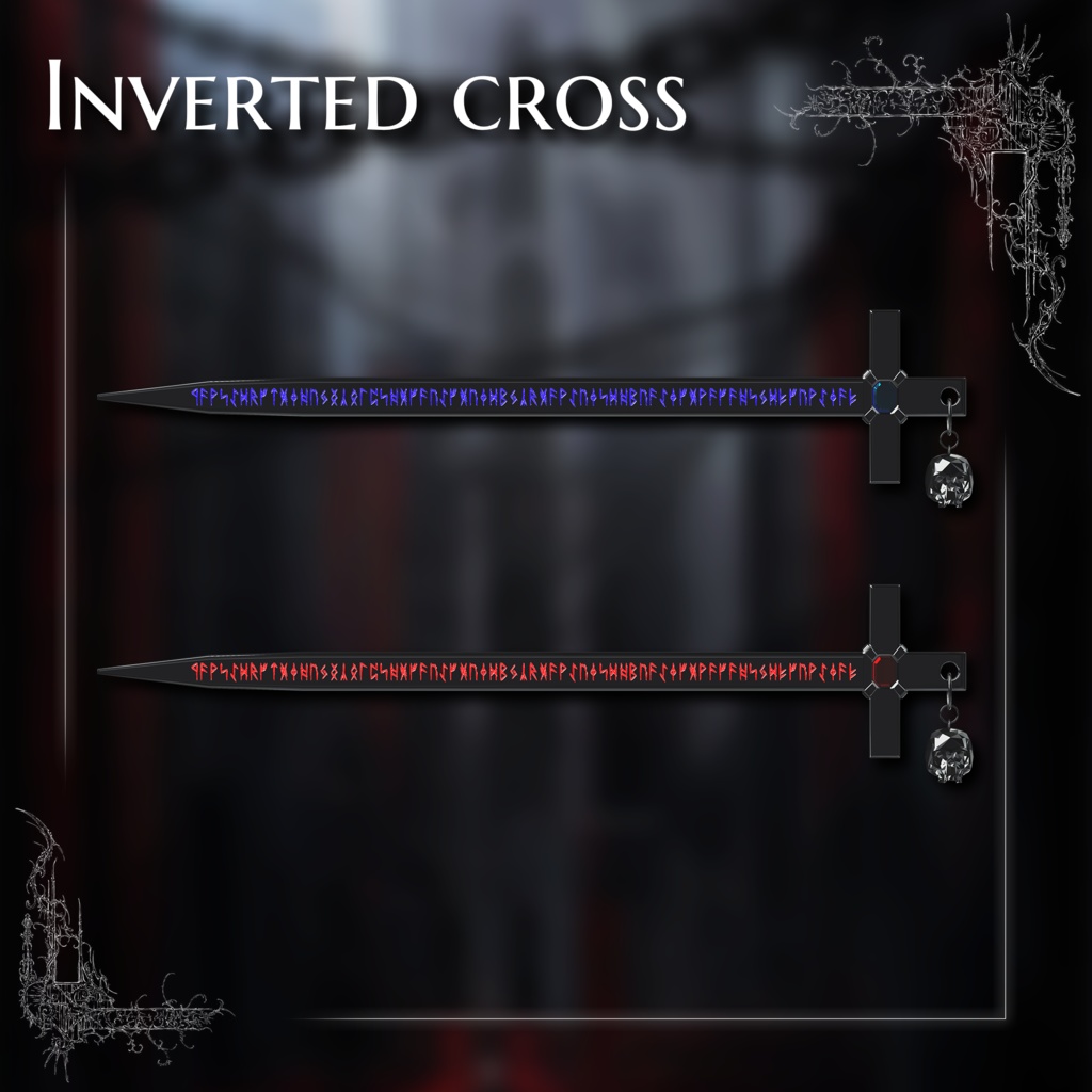 【VRChat想定】カルトなピアス セット PB CulticEarrings