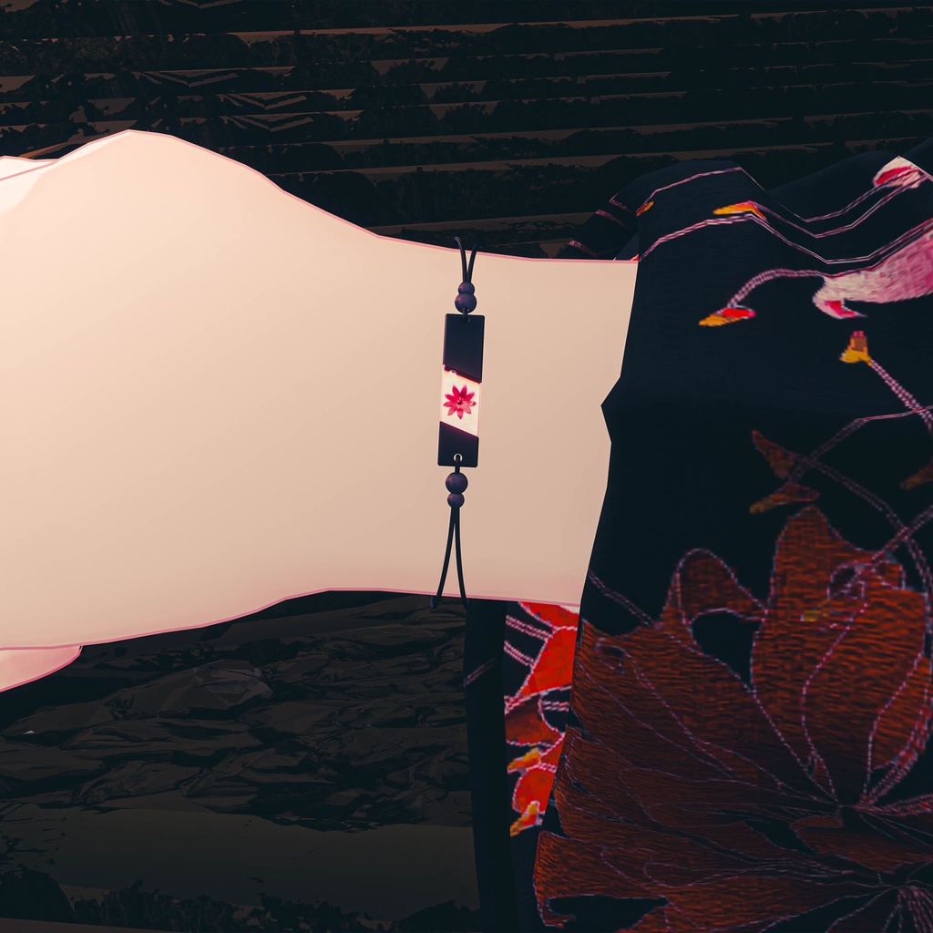 【VRChat想定】花水槽の飾りモノ -Herbarium Acc-【PB対応】