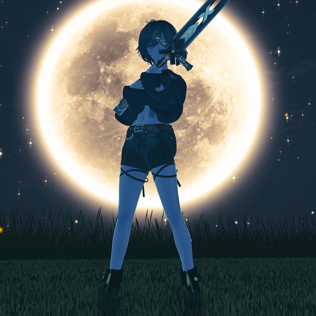 【VRC想定武器】魔剣レムリア【パーティクル/ギミック】