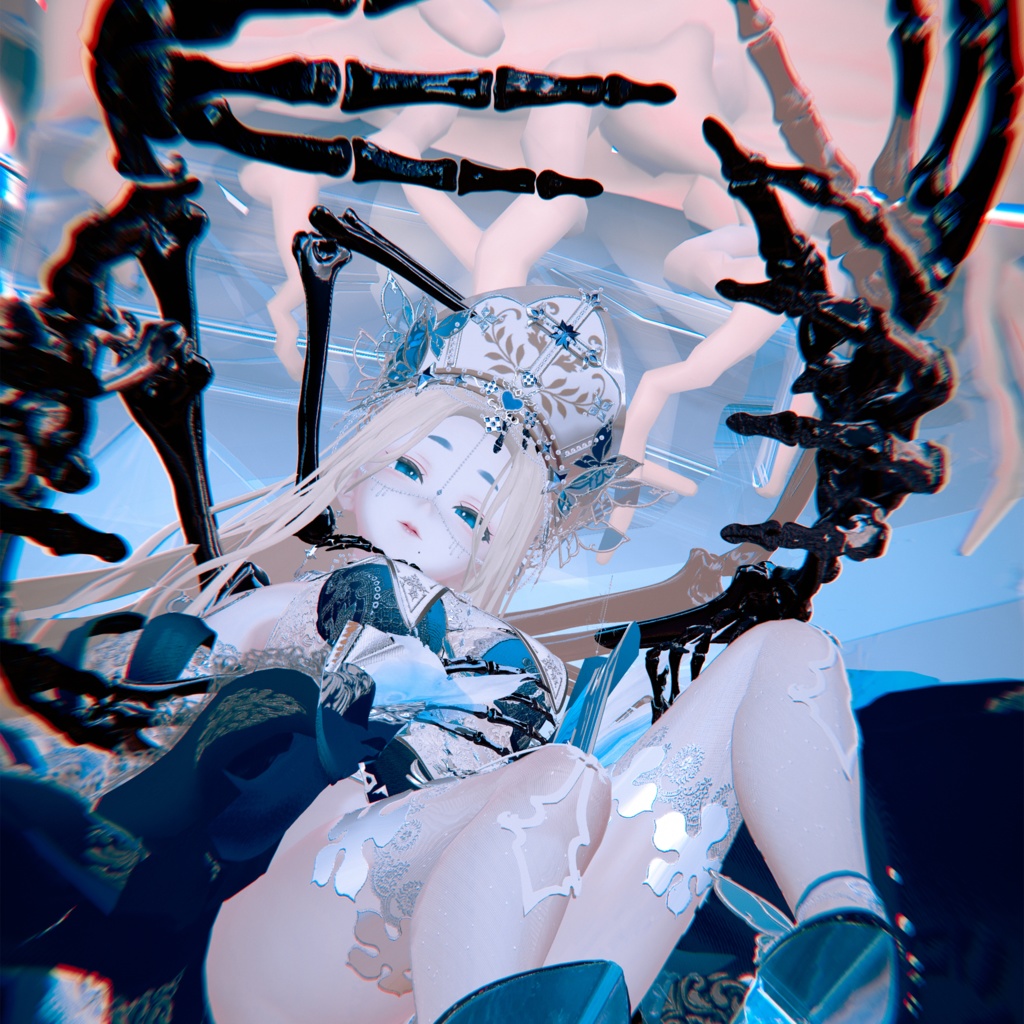 【VRChat想定】SkeletonArms【PB/MA対応サブアーム】