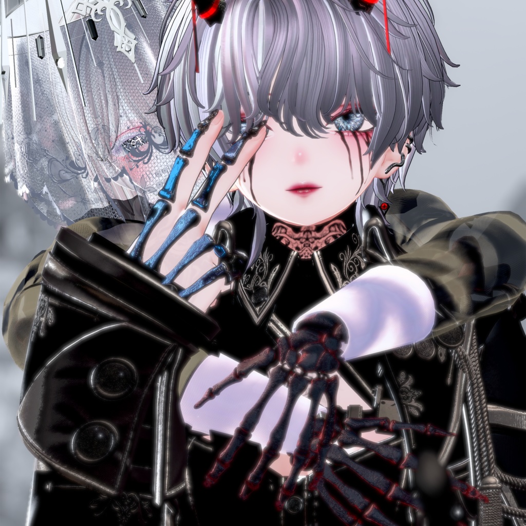 【VRChat想定】SkeletonArms【PB/MA対応サブアーム】