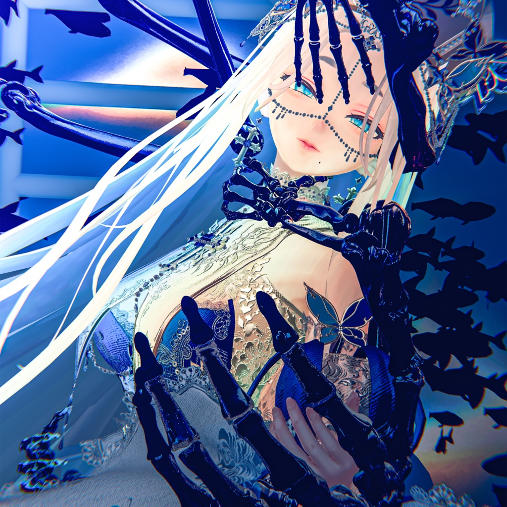 【VRChat想定】SkeletonArms【PB/MA対応サブアーム】