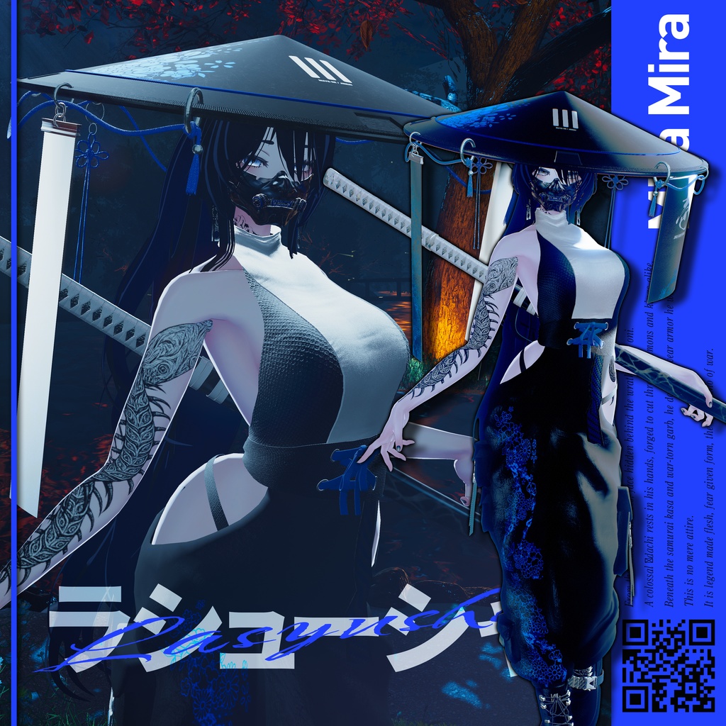 [10アバター対応] 化楽 ∽KERAKU∽ [VRC想定衣装・武器ギミックセット] 缩略图 11