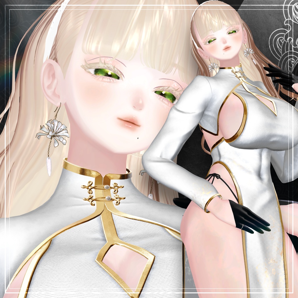 セール中【VRChat想定】四季ノ花飾 -Seasonal Floral Acc-【PB対応】