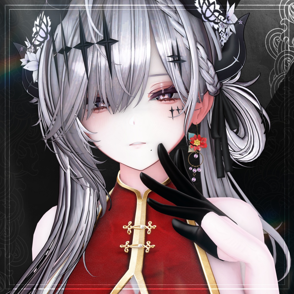 セール中【VRChat想定】四季ノ花飾 -Seasonal Floral Acc-【PB対応】