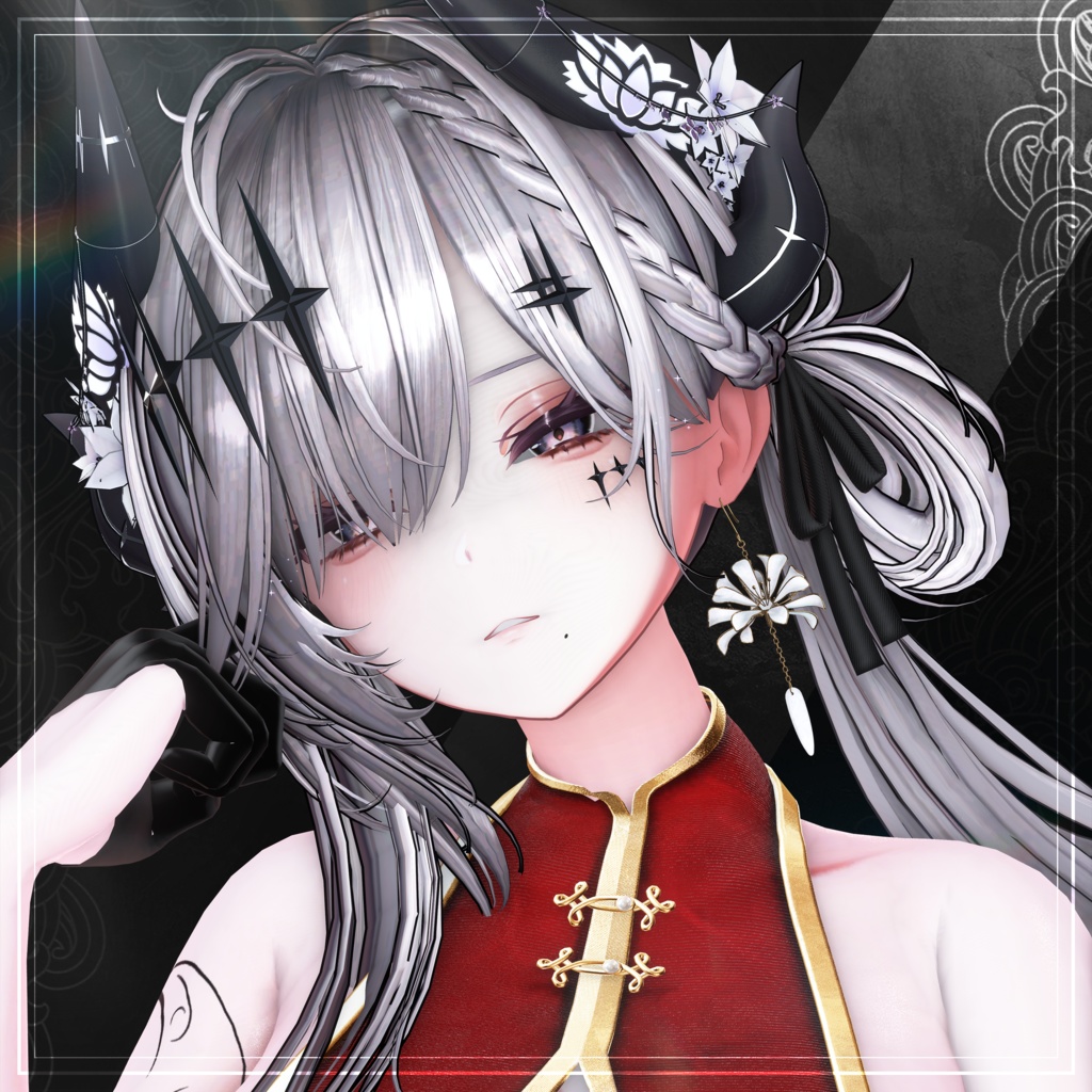 セール中【VRChat想定】四季ノ花飾 -Seasonal Floral Acc-【PB対応】