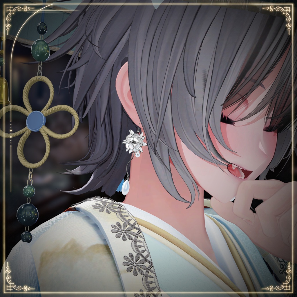 ☆セール中【VRChat想定】涼輪宵月 -Queen of the Night Acc-【PB対応】
