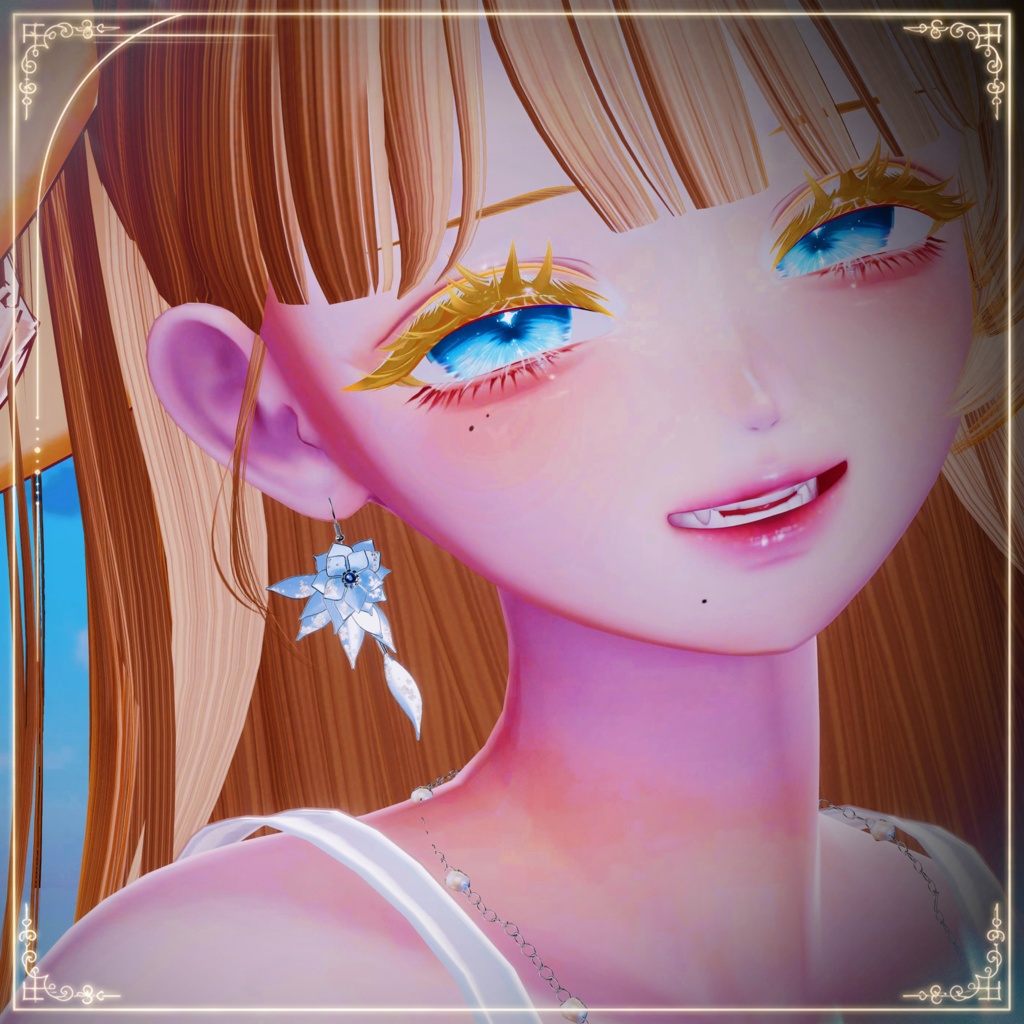 ☆セール中【VRChat想定】涼輪宵月 -Queen of the Night Acc-【PB対応】