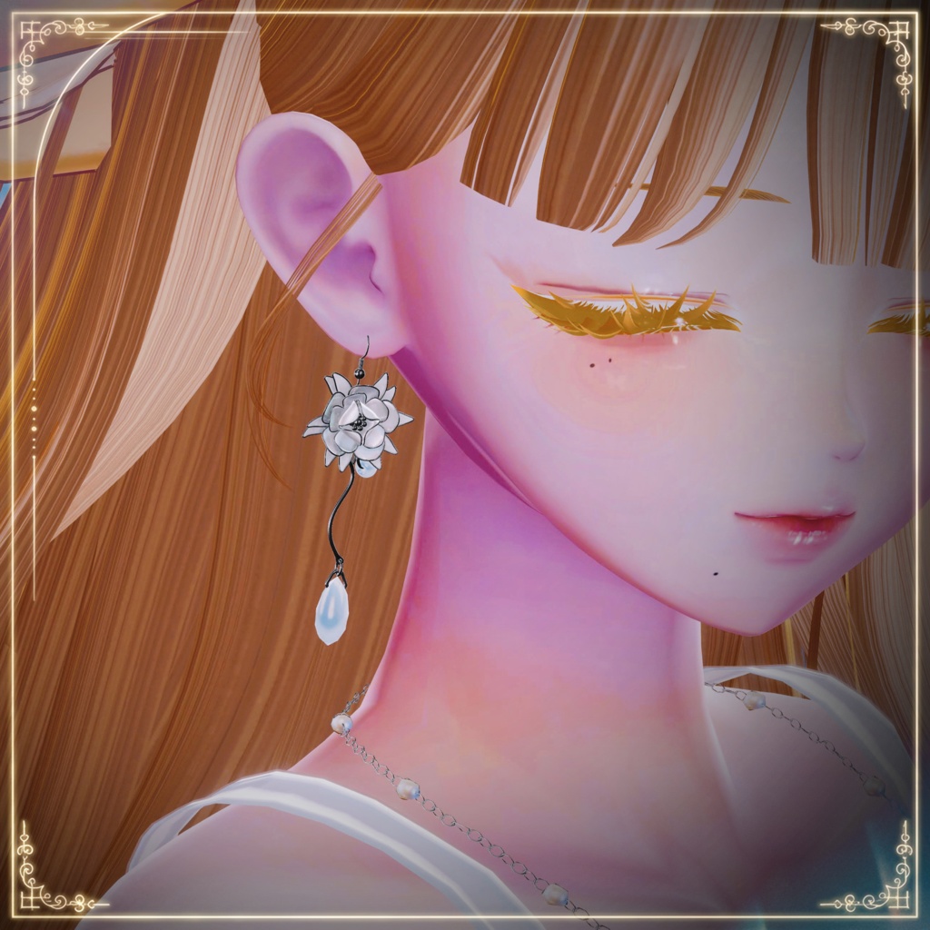 ☆セール中【VRChat想定】涼輪宵月 -Queen of the Night Acc-【PB対応】