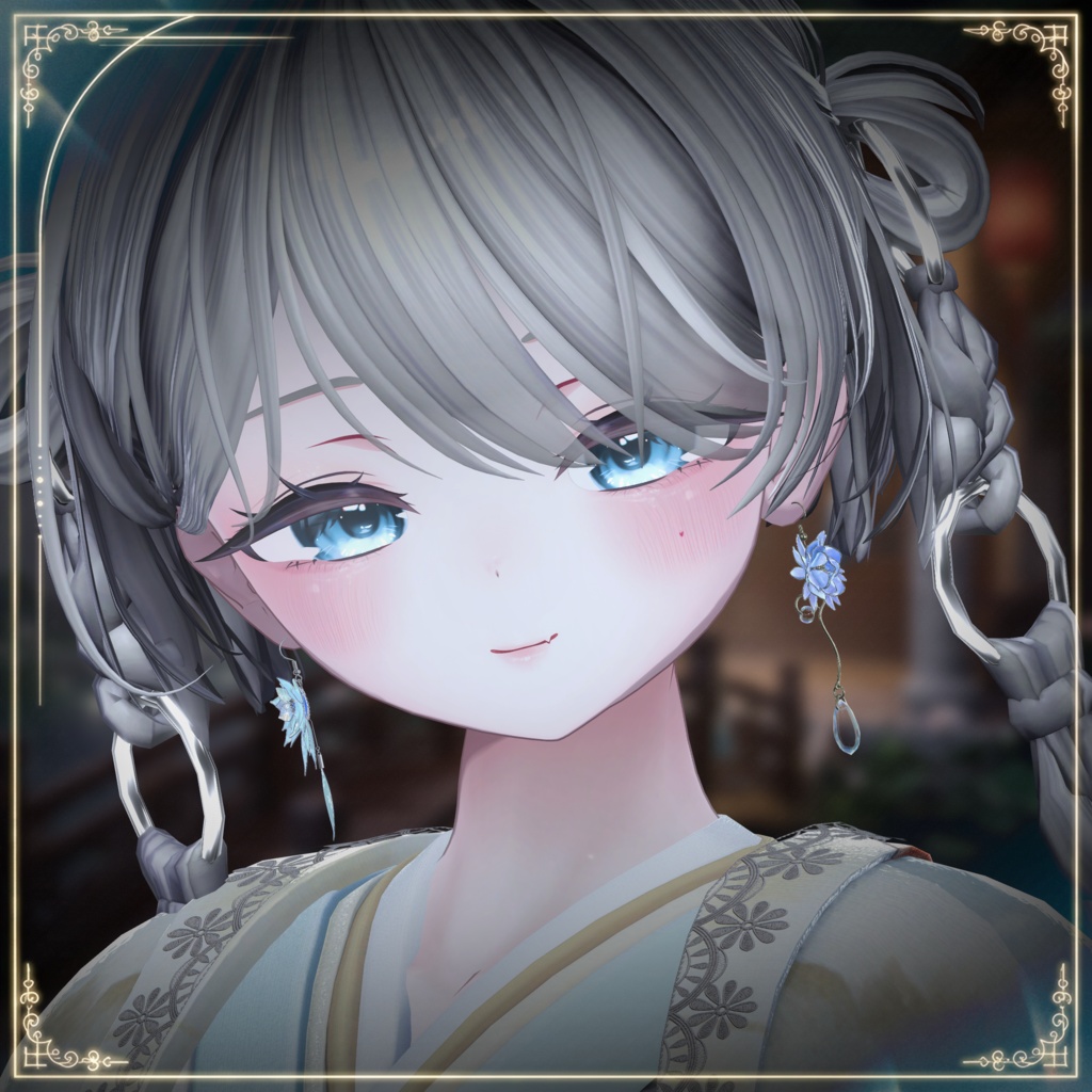 ☆セール中【VRChat想定】涼輪宵月 -Queen of the Night Acc-【PB対応】