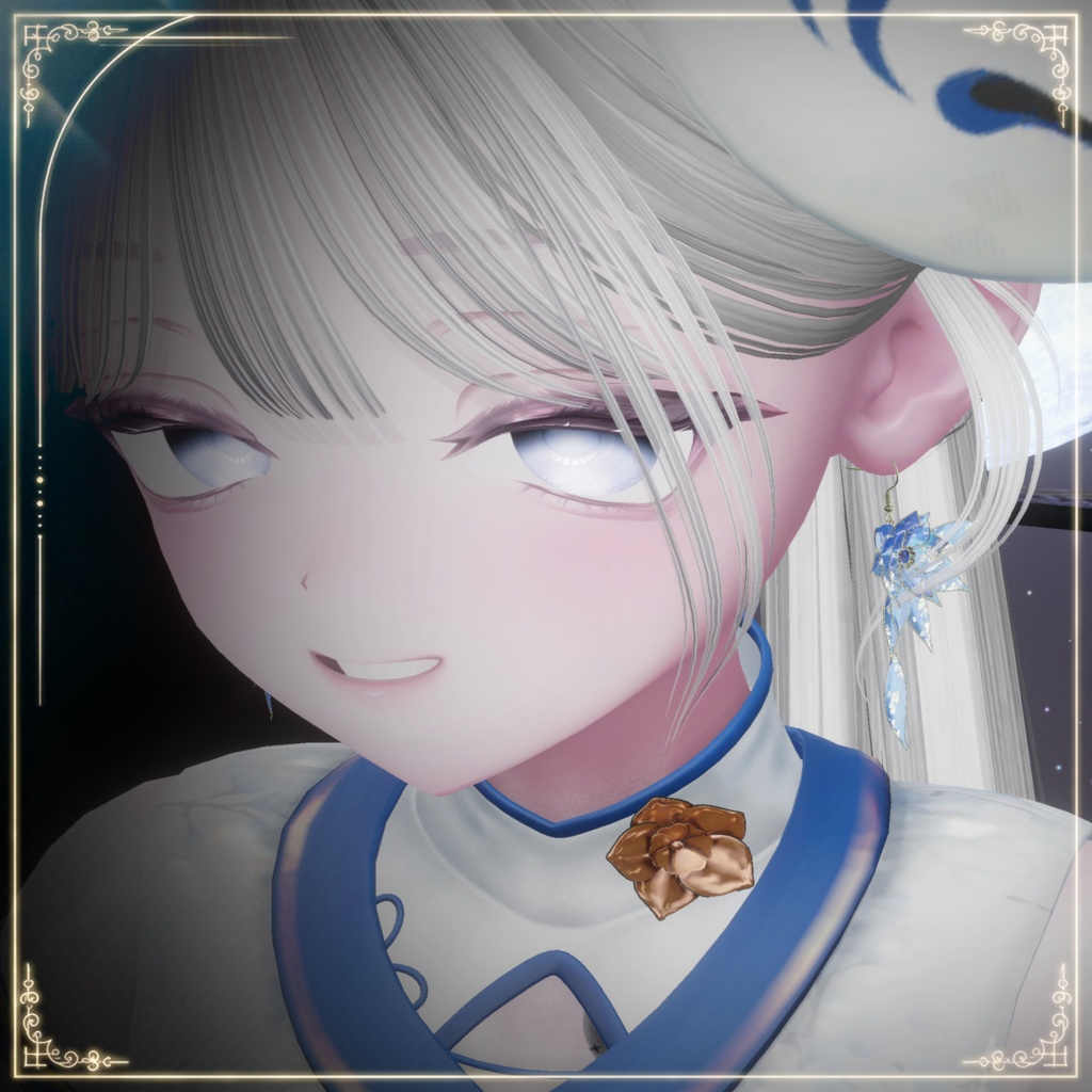 ☆セール中【VRChat想定】涼輪宵月 -Queen of the Night Acc-【PB対応】