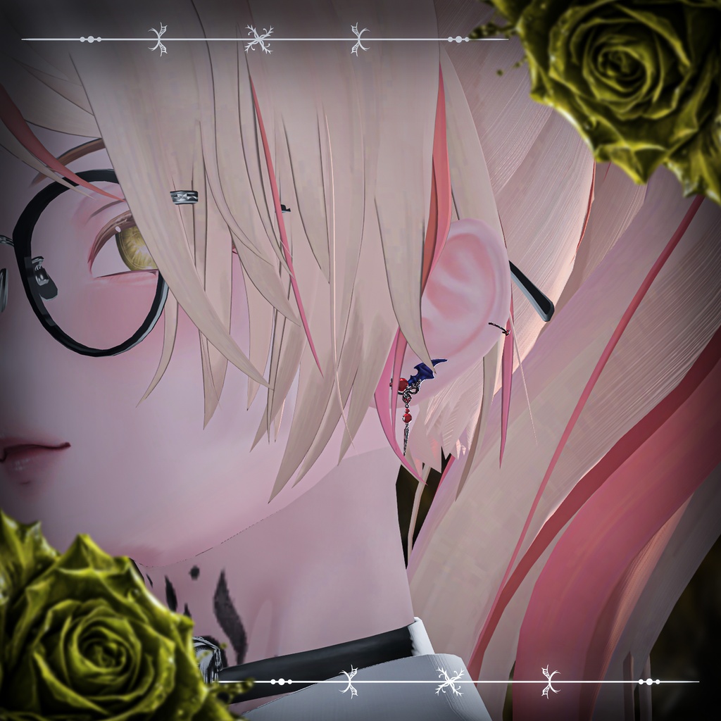 【VRChat想定】SANGUINE 【PB対応アクセサリー】
