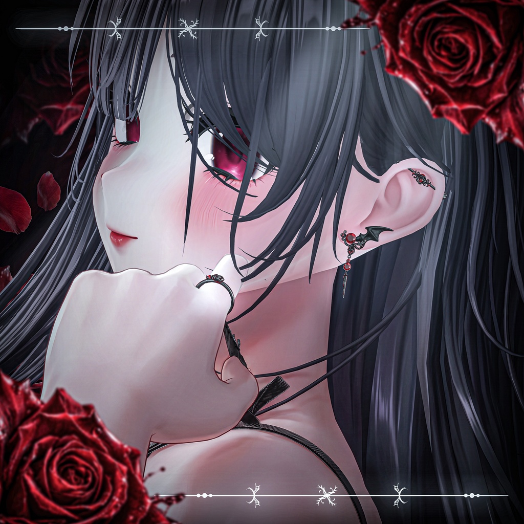 【VRChat想定】SANGUINE 【PB対応アクセサリー】