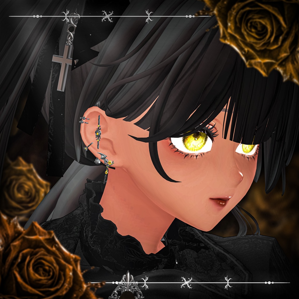 【VRChat想定】SANGUINE 【PB対応アクセサリー】