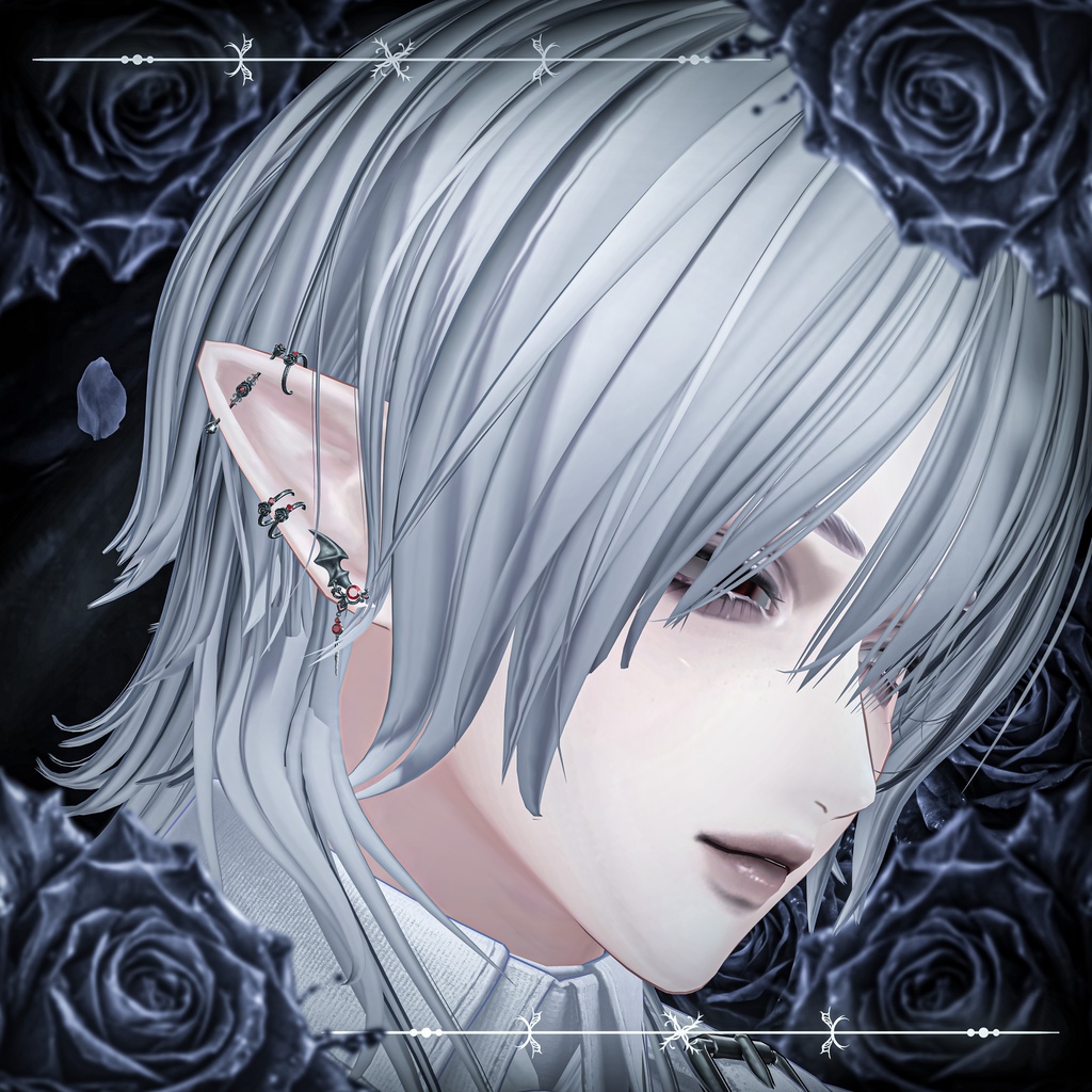 【VRChat想定】SANGUINE 【PB対応アクセサリー】