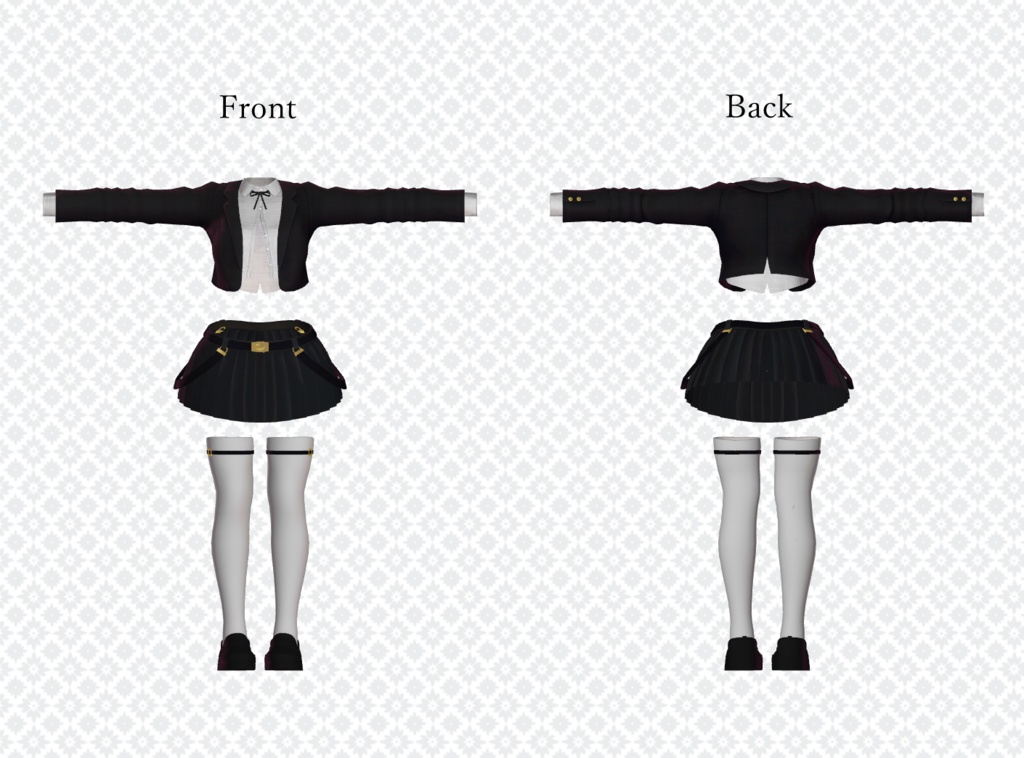 【複数アバター対応】Shorty Blazer【VRChat】