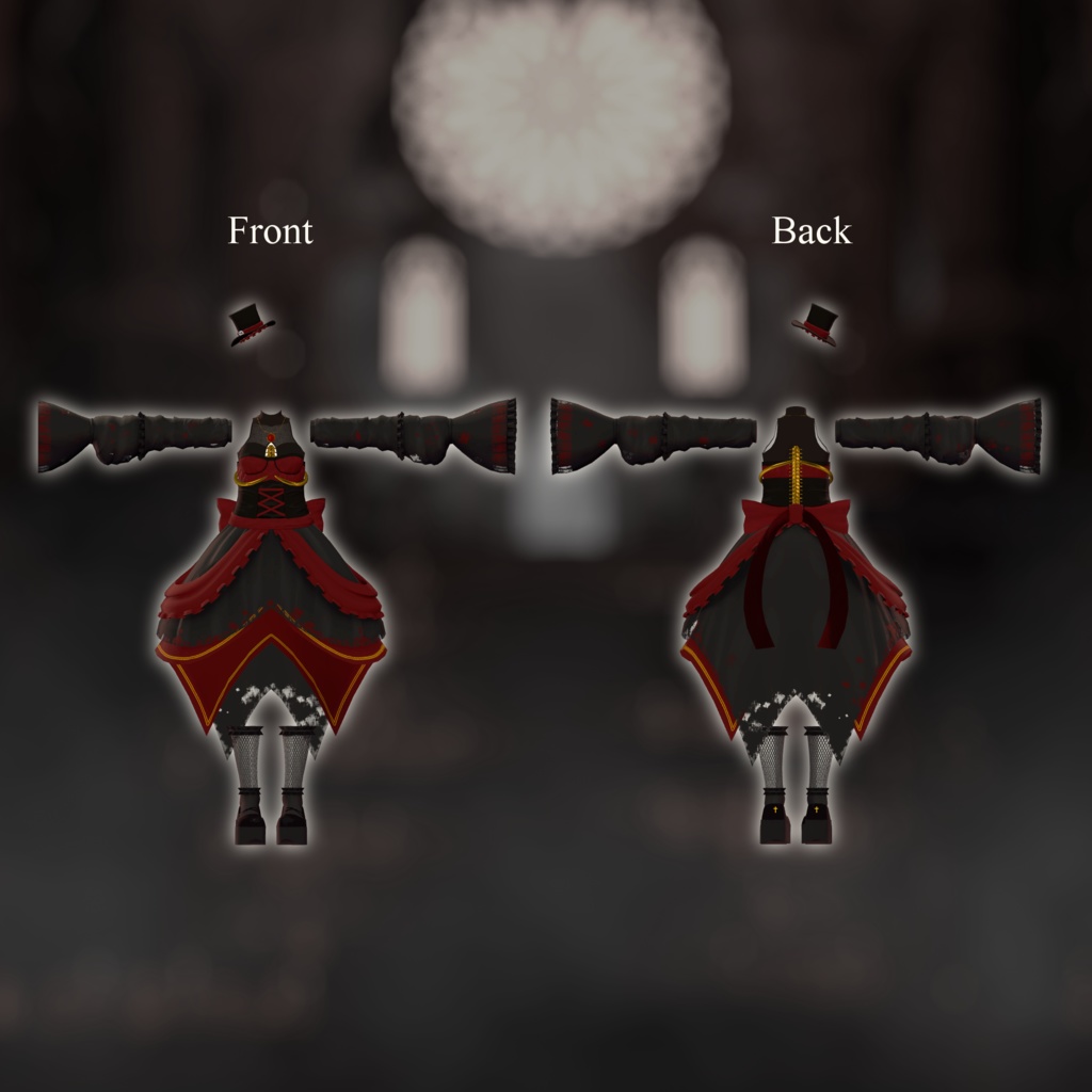 【6アバター対応】MidnightElegance【VRChat】