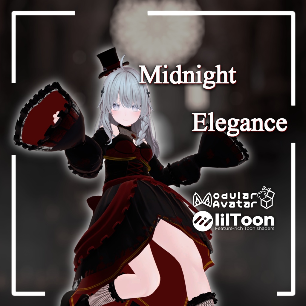 【6アバター対応】MidnightElegance【VRChat】