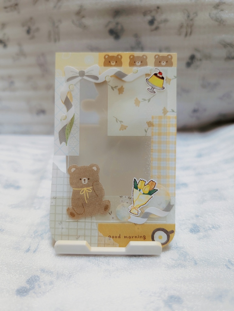 スマホに挟めるコラージュスリーブ