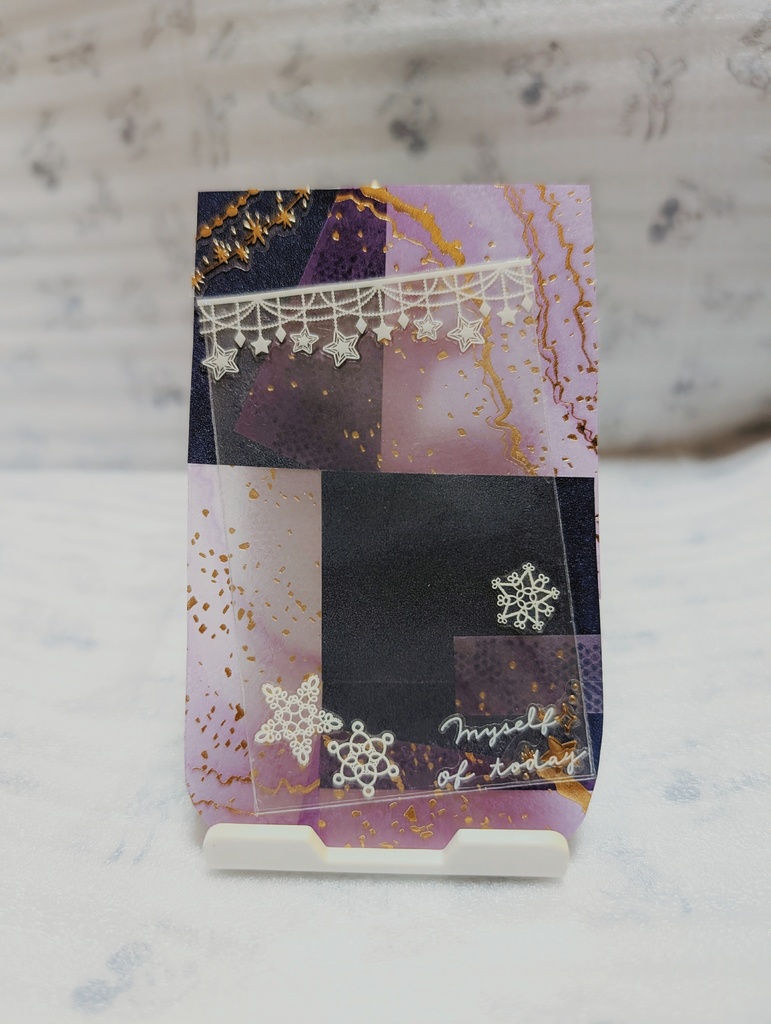 スマホに挟めるコラージュスリーブ