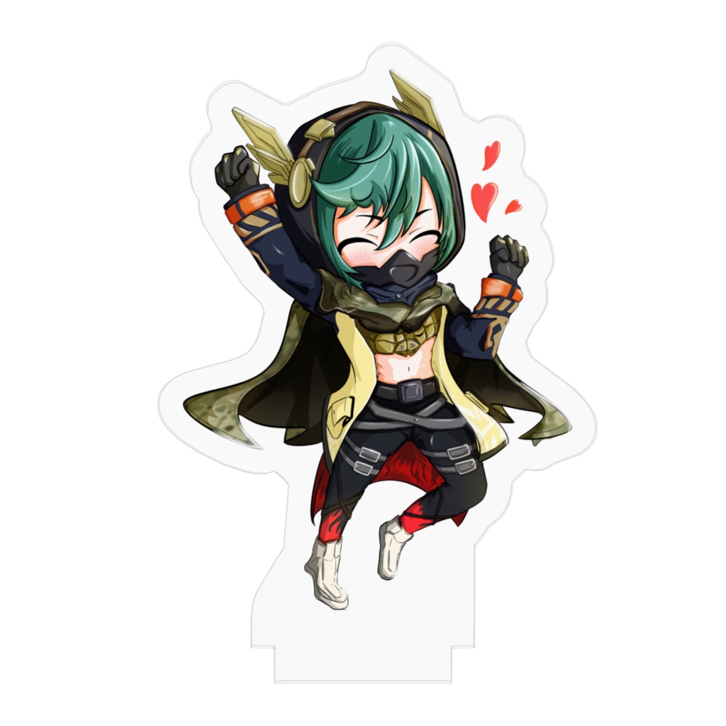 ISSAのアクリルフィギア