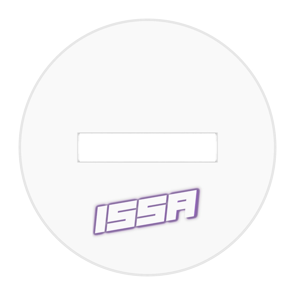 ISSAのアクリルフィギア