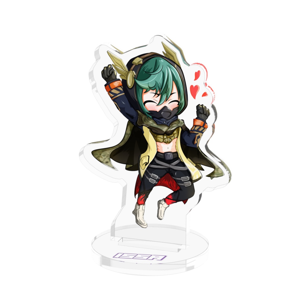 ISSAのアクリルフィギア