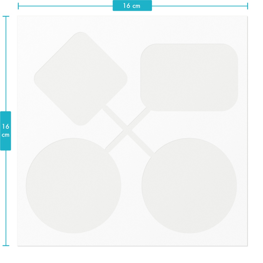 標識風ステッカー
