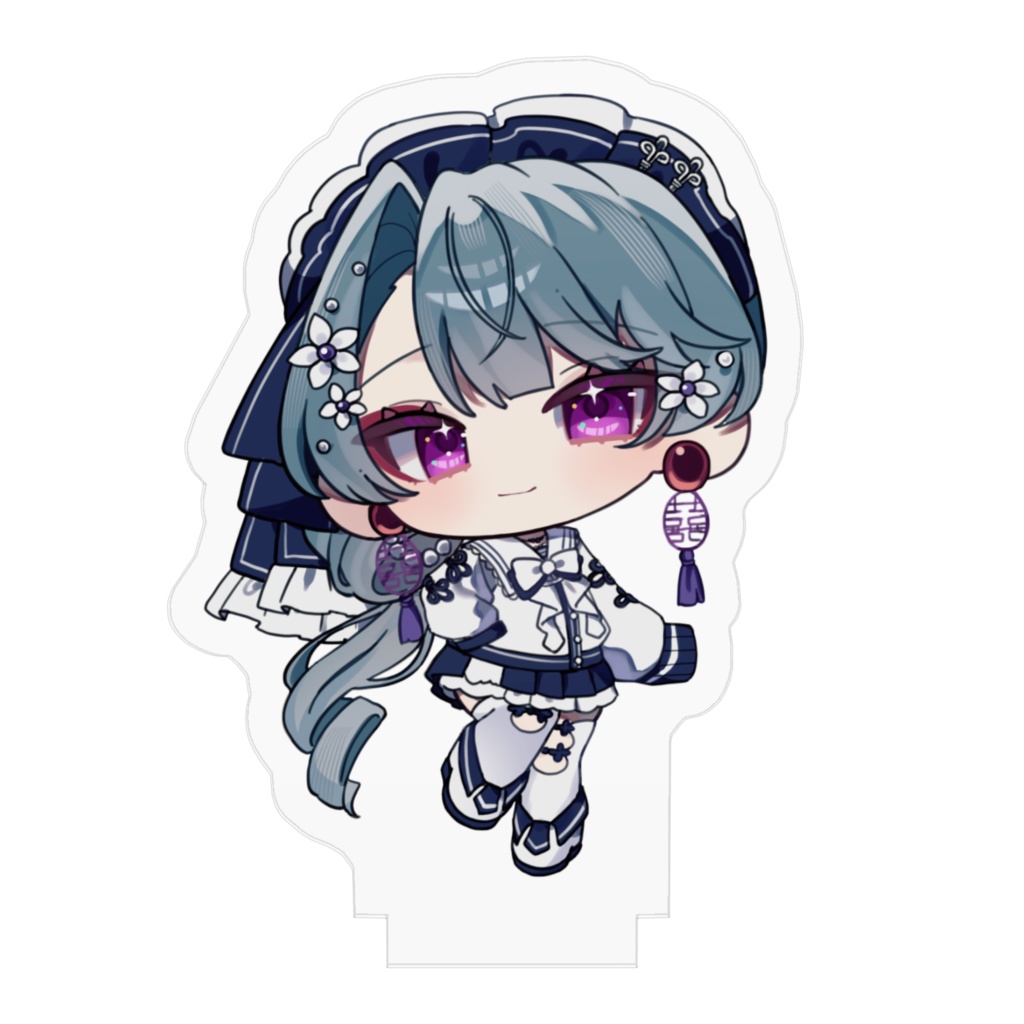 やゆよとチャイナメイドちゃん3周年新衣装ミニキャラアクリルフィギュア