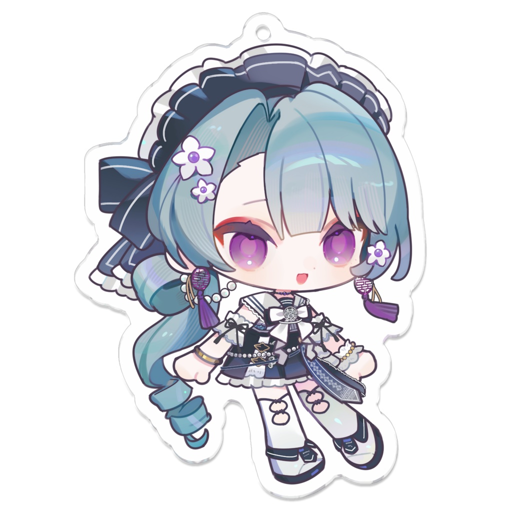 チャイナメイドちゃんアクリルキーホルダーB