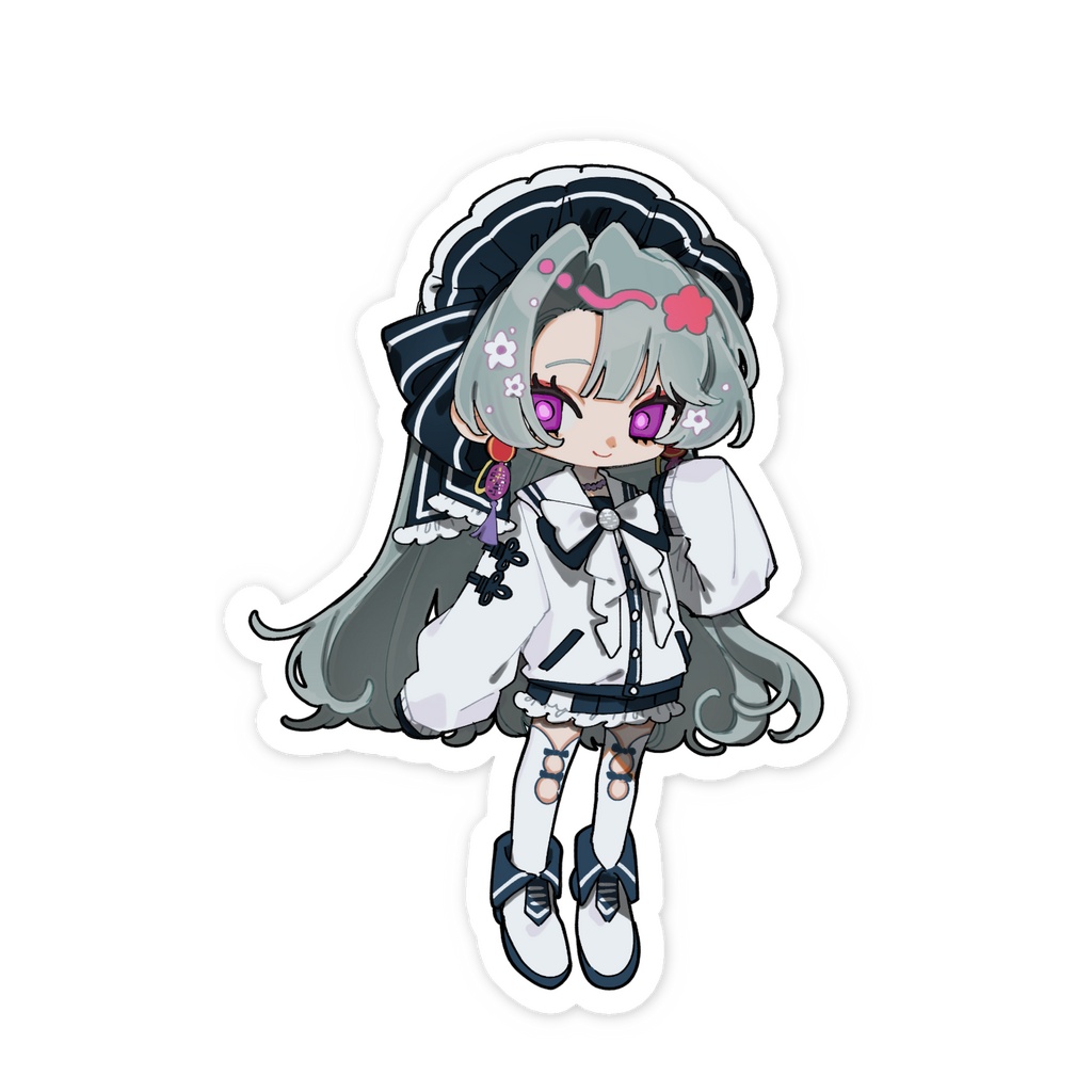 チャイナメイドちゃんステッカー