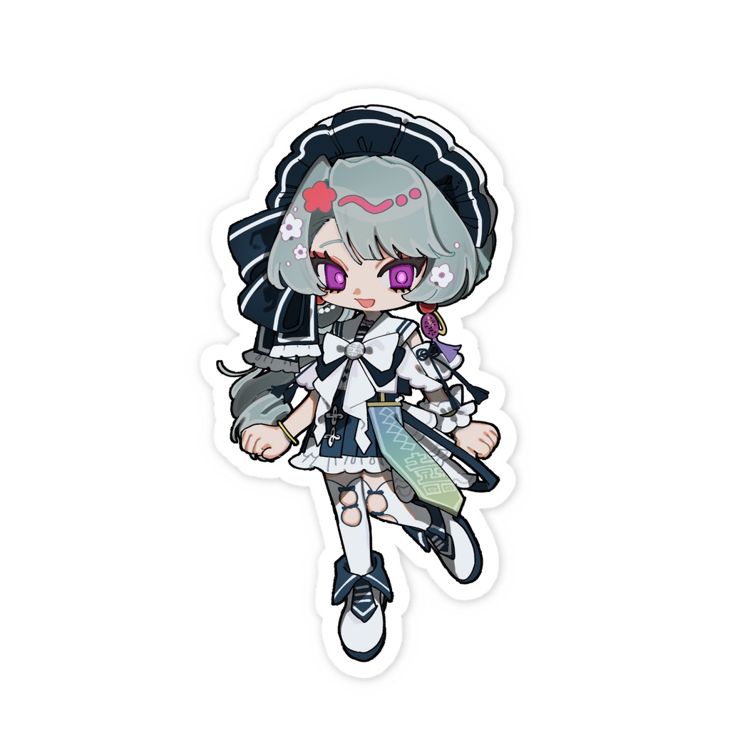 チャイナメイドちゃんステッカー