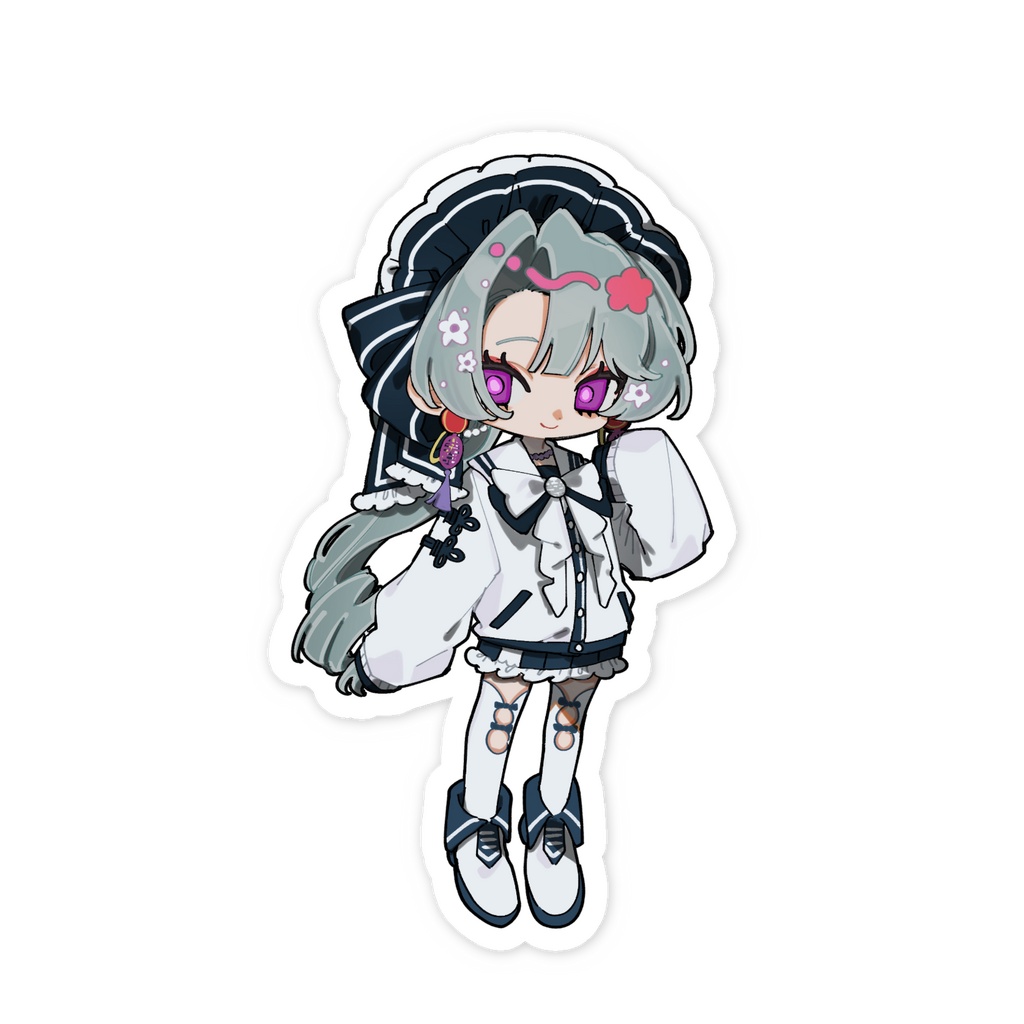 チャイナメイドちゃんステッカー
