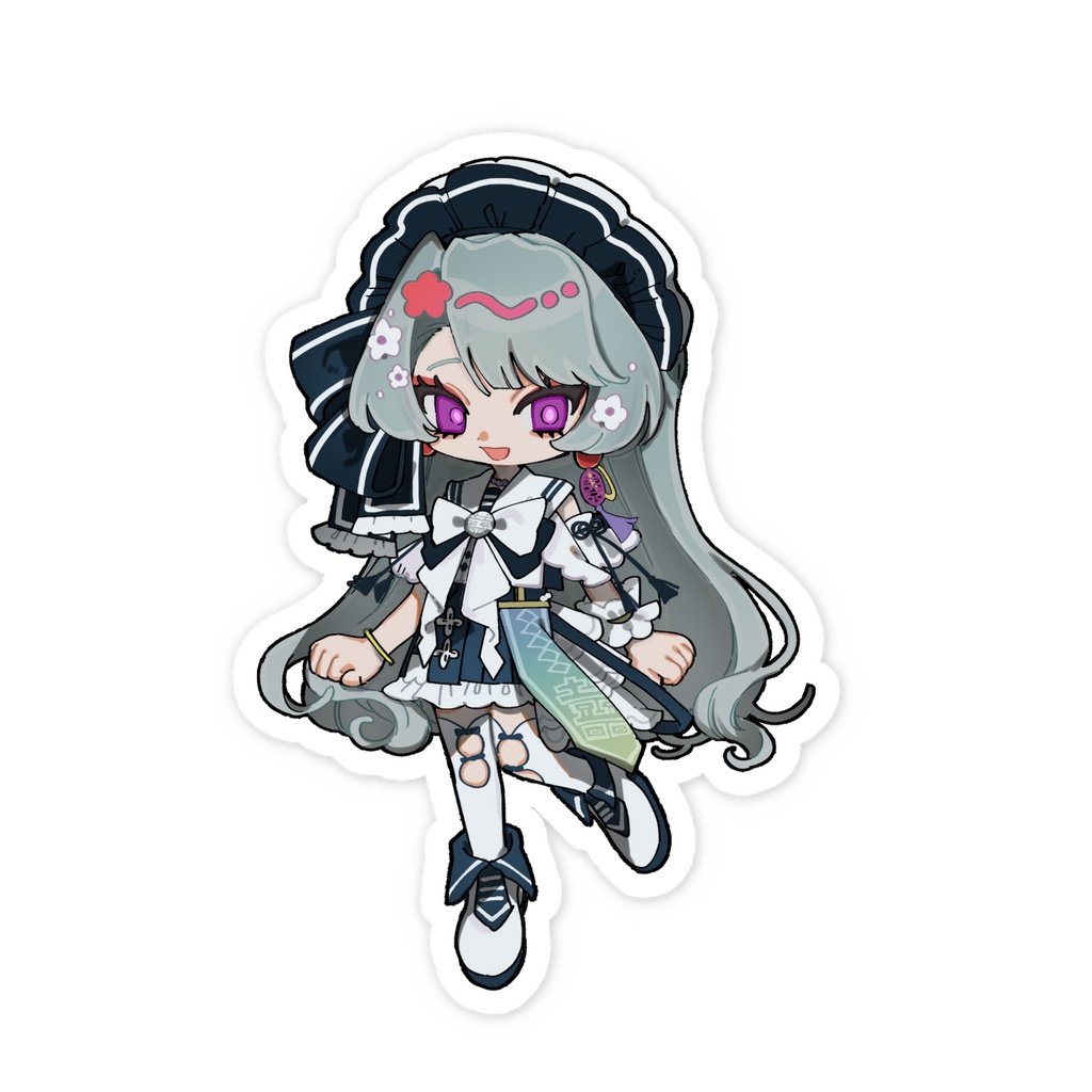 チャイナメイドちゃんステッカー